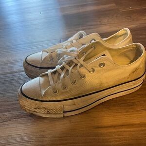 Platform low top converse